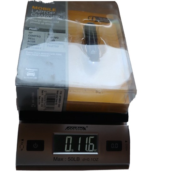 Targus APD80US Mobile Laptop / Phone Charger DC 9 Device Tips Black NWT - Picture 4 of 4